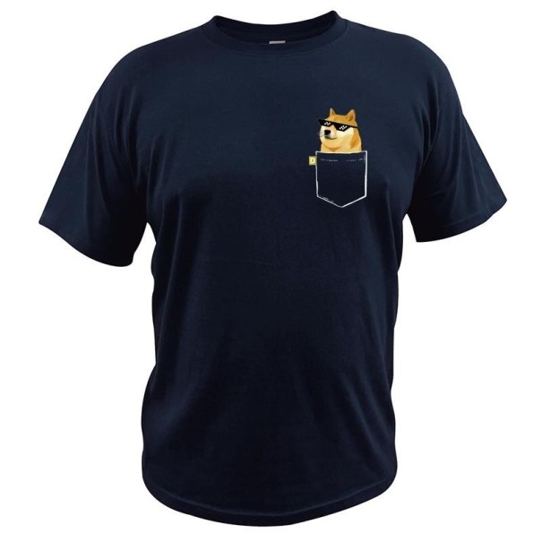 Heren T-shirt T2276 donkerblauw L