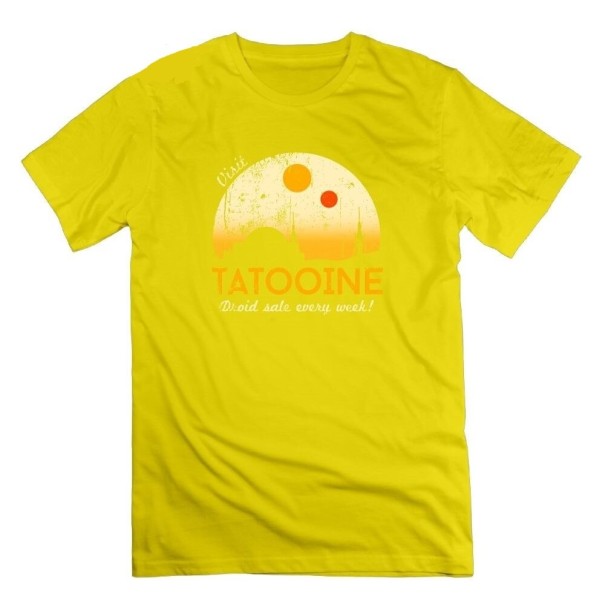 Heren T-shirt T2299 geel XXL