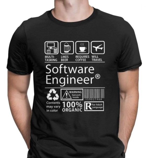 Heren T-shirt T2306 zwart XXL