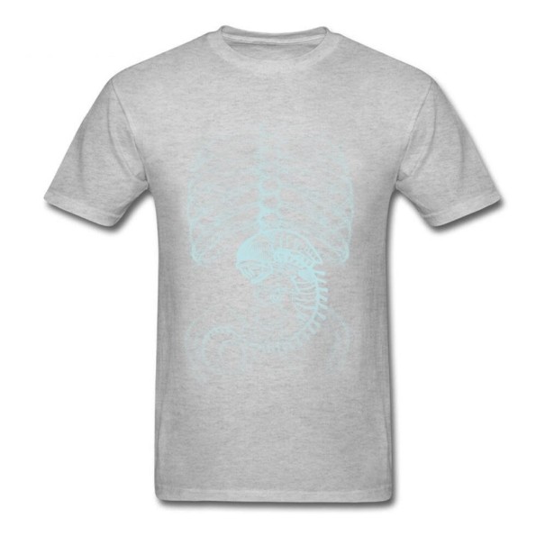 Heren T-shirt T2316 grijs XXS