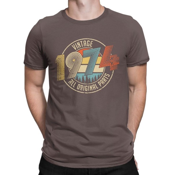 Heren T-shirt T2324 koffiekleur S