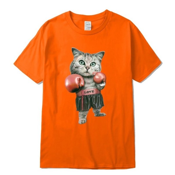 Heren T-shirt T2386 oranje XL