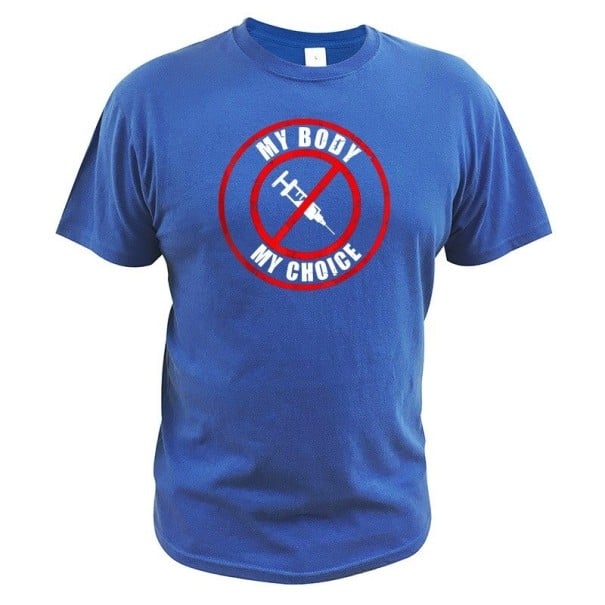 Heren T-shirt T2388 blauw L