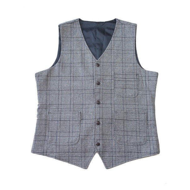 Heren vest met knoopjes