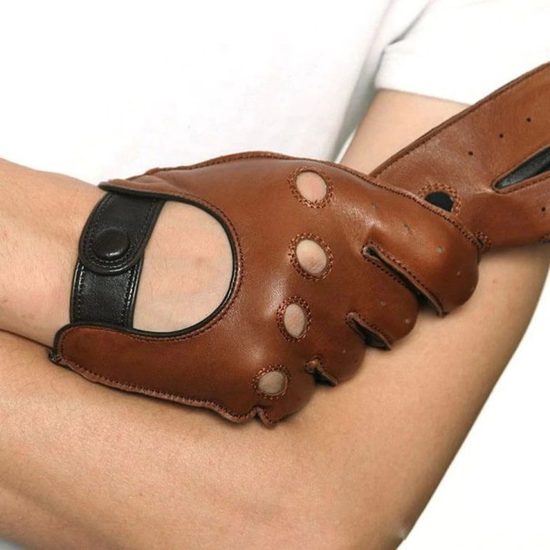 Heren vrijetijdshandschoenen J1535 bruin XL