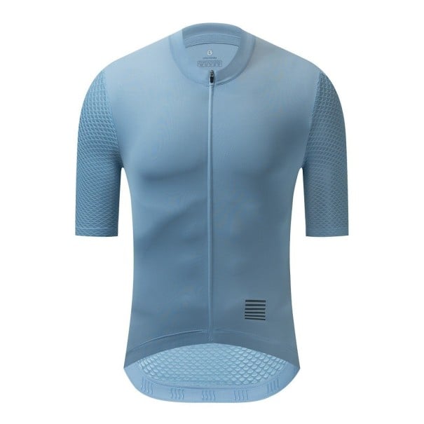 Heren wielertenue lichtblauw S