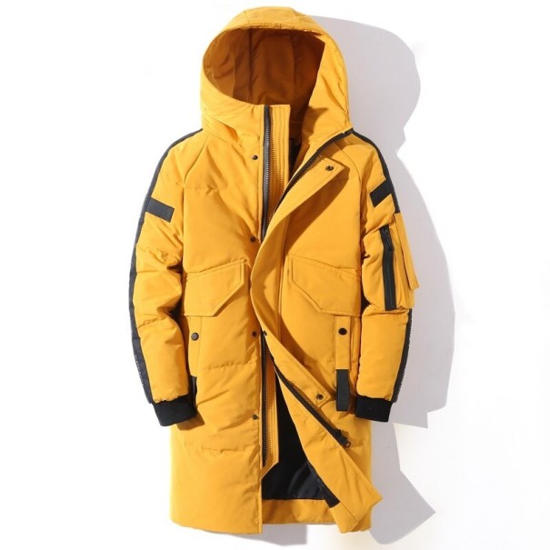 Heren winter donsjack F1265 geel XXL
