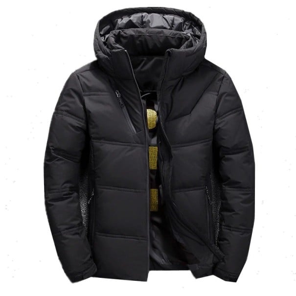 Heren winter donsjack S48 zwart L
