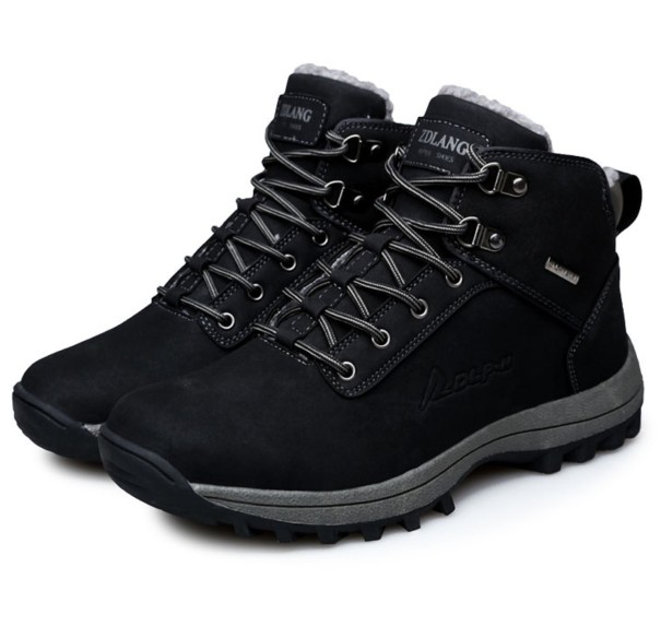 Heren winter enkellaarsjes Fred J1542