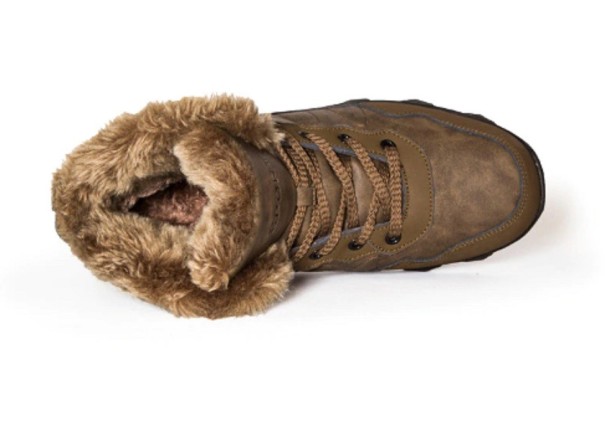Heren winter enkellaarsjes J1541