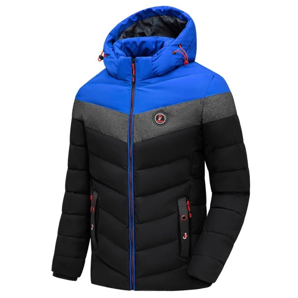 Heren winterjas A1741 zwart S