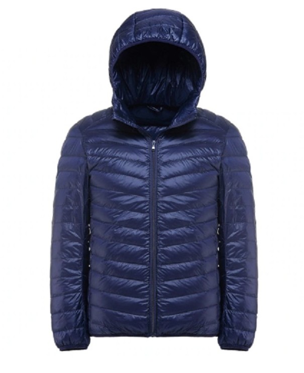 Heren winterjas J2933 donkerblauw S