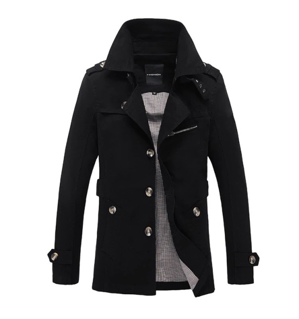 Heren winterjas J981 zwart XXL