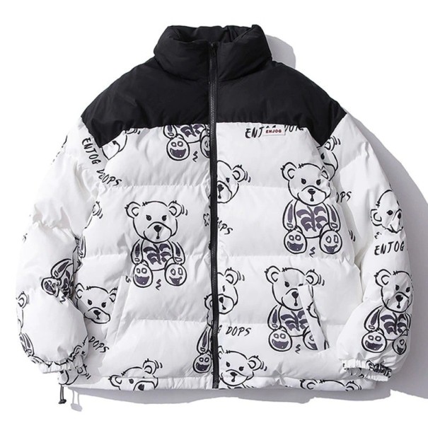 Heren winterjas met beren S