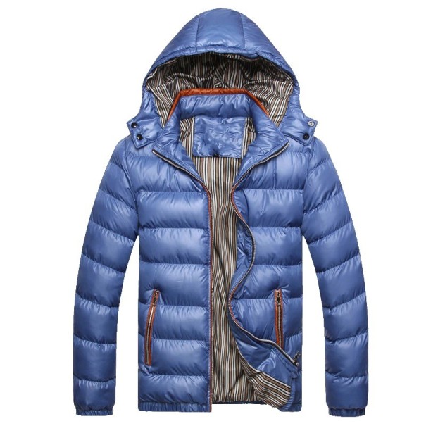 Heren winterjas S26 blauw S
