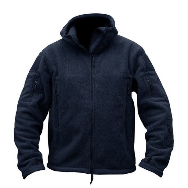 Heren winterjas S27 donkerblauw L