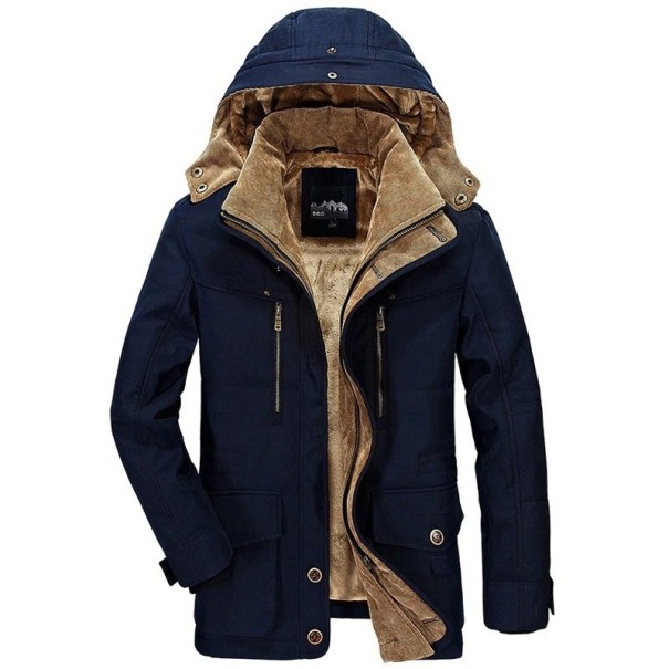 Heren winterjas S59 donkerblauw XS