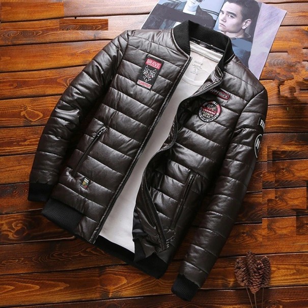Heren winterjas S98 donkerbruin 3XL