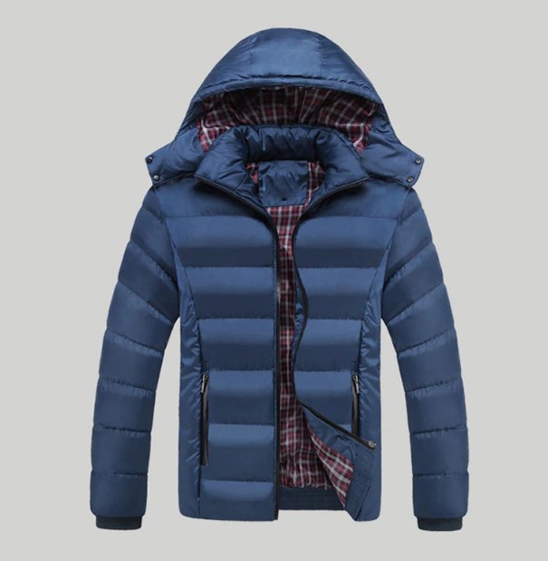 Heren winterjas Sammy J2630 blauw S