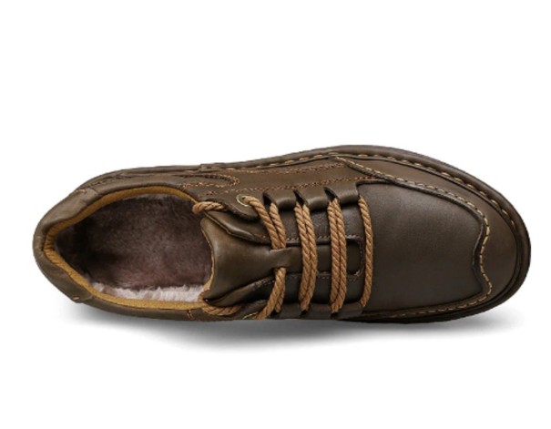 Heren winterlaarzen met bont J1540