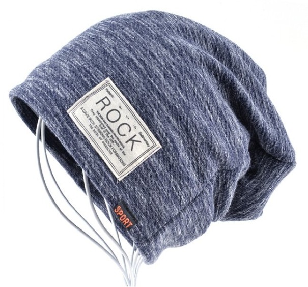 Heren wintermuts Rock J2096 donkerblauw