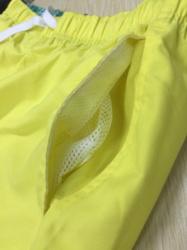 Heren zomershorts - Geel