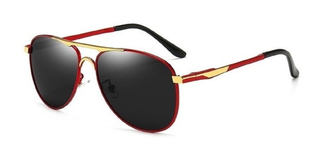 Heren zonnebril E2079 rood