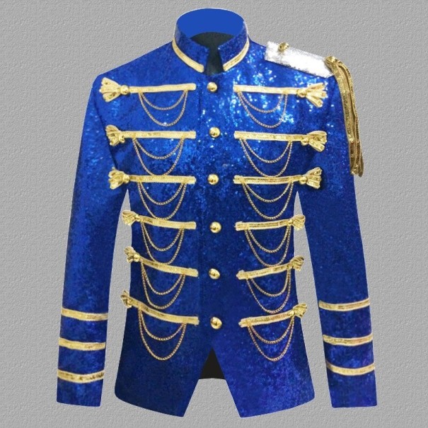 Herenblazer met kraag A2650 blauw XL