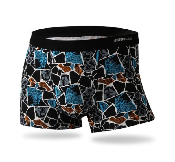 Herenboxershorts met een interessant design M