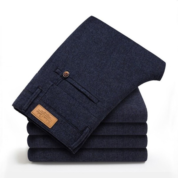 Herenbroek F1397 donkerblauw 34