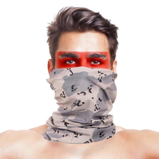 Herenhalsdoek met camouflagepatroon 9