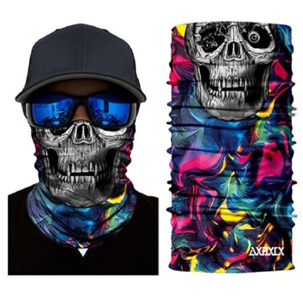 Herenhalsdoek met schedels 6