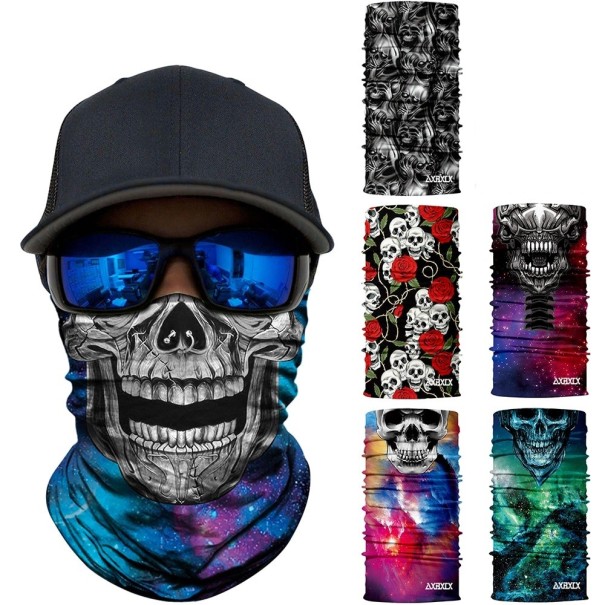Herenhalsdoek met schedels