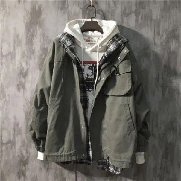 Herenjas F1049 legergroen L