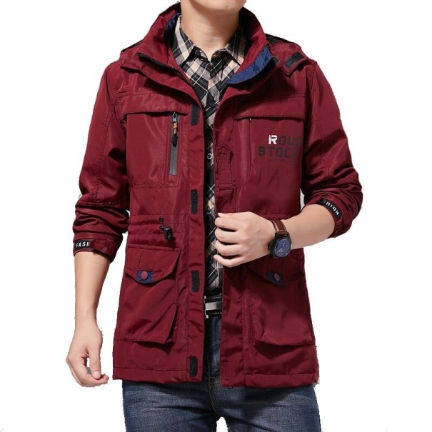 Herenjas F1144 donkerrood S