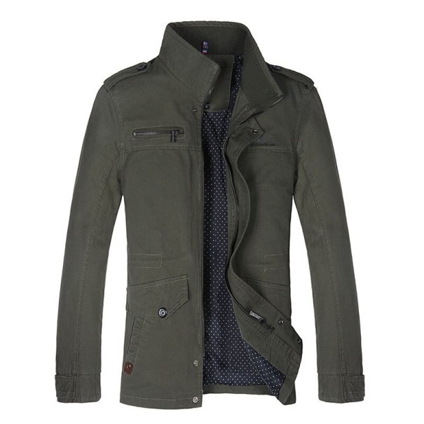 Herenjas F1195 legergroen L