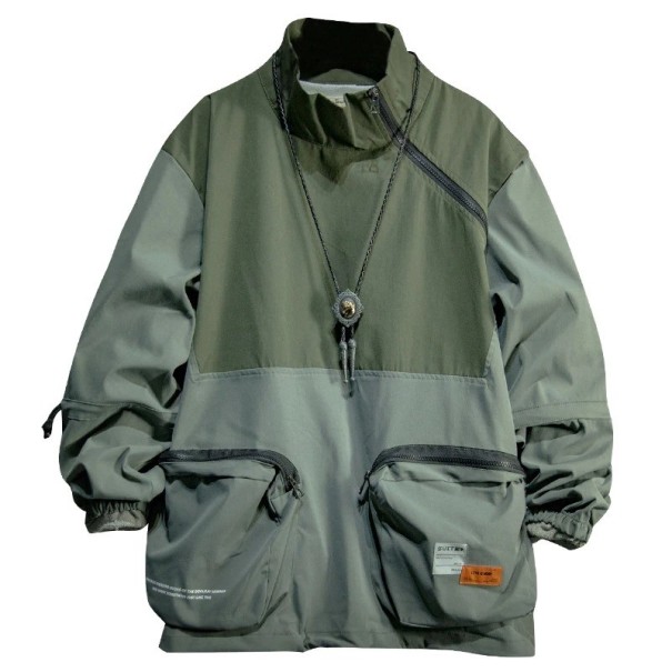 Herenjas F131 legergroen S
