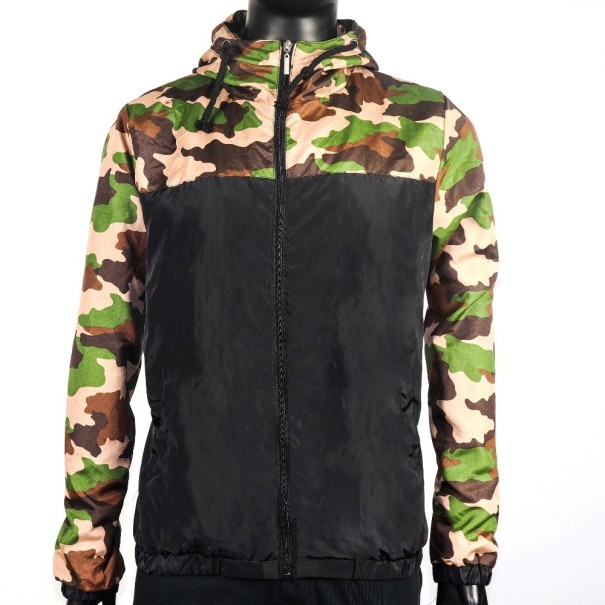 Herenjas met camouflagepatroon J2045 groen XL