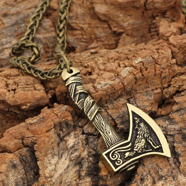 Herenketting met bijlhanger 2