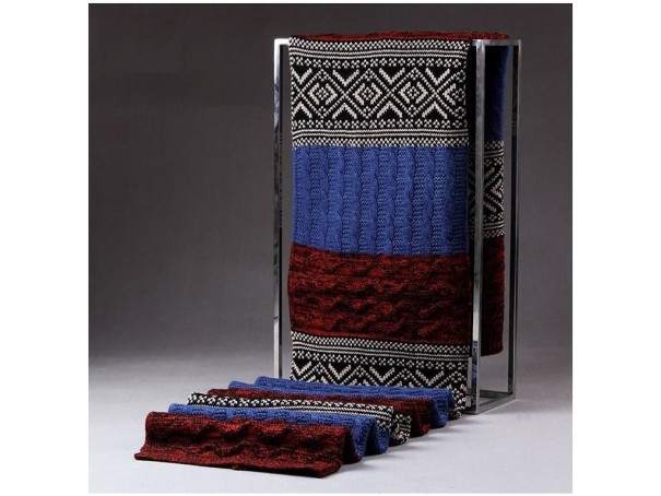 Herenmode sjaal blauw