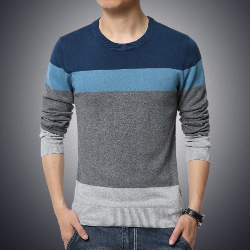 Herenmode trui J2223 blauw XL