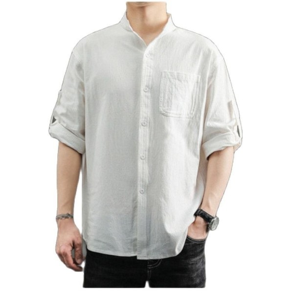 Herenoverhemd F708 wit XS