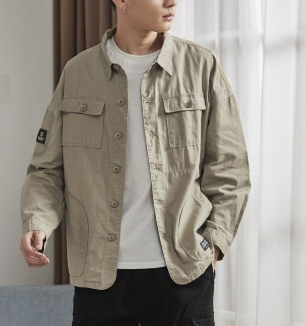 Herenoverhemd F839 beige M
