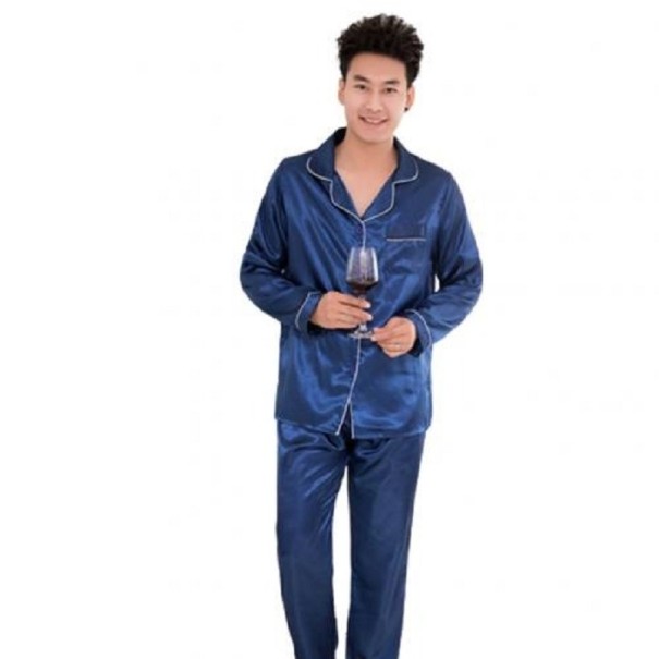 Herenpyjama T2402 donkerblauw XL
