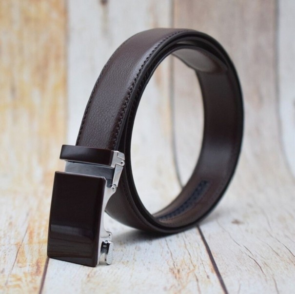 Herenriem C1053 donkerbruin 125 cm