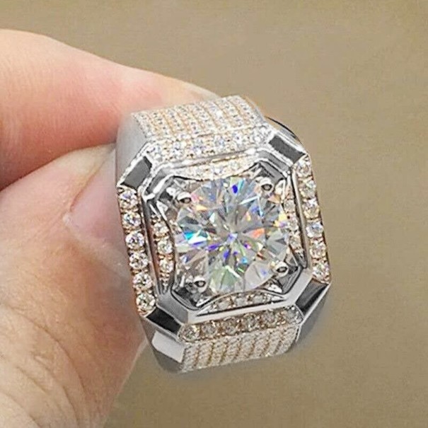 Herenring D2647 zilver 9