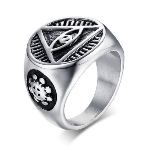 Herenring Godsoog J1558 zilver 10