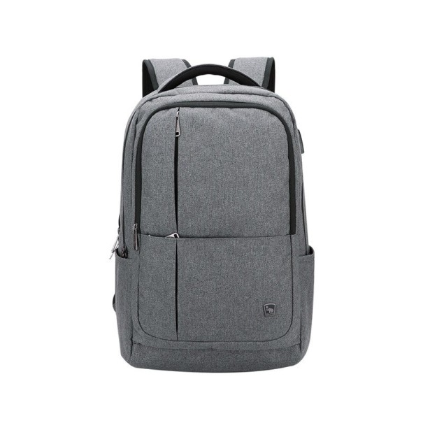 Herenrugzak met USB E959 grijs