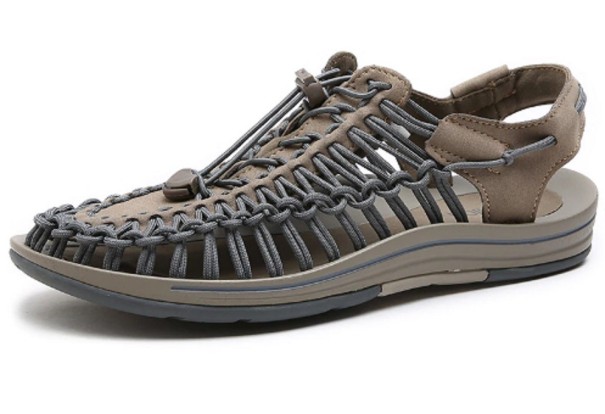 Herensandalen grijs 40