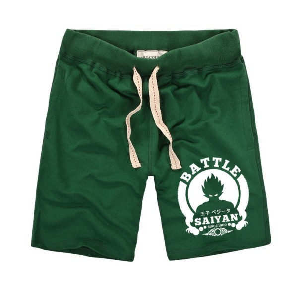 Herenshort met print A1397 groen XXL